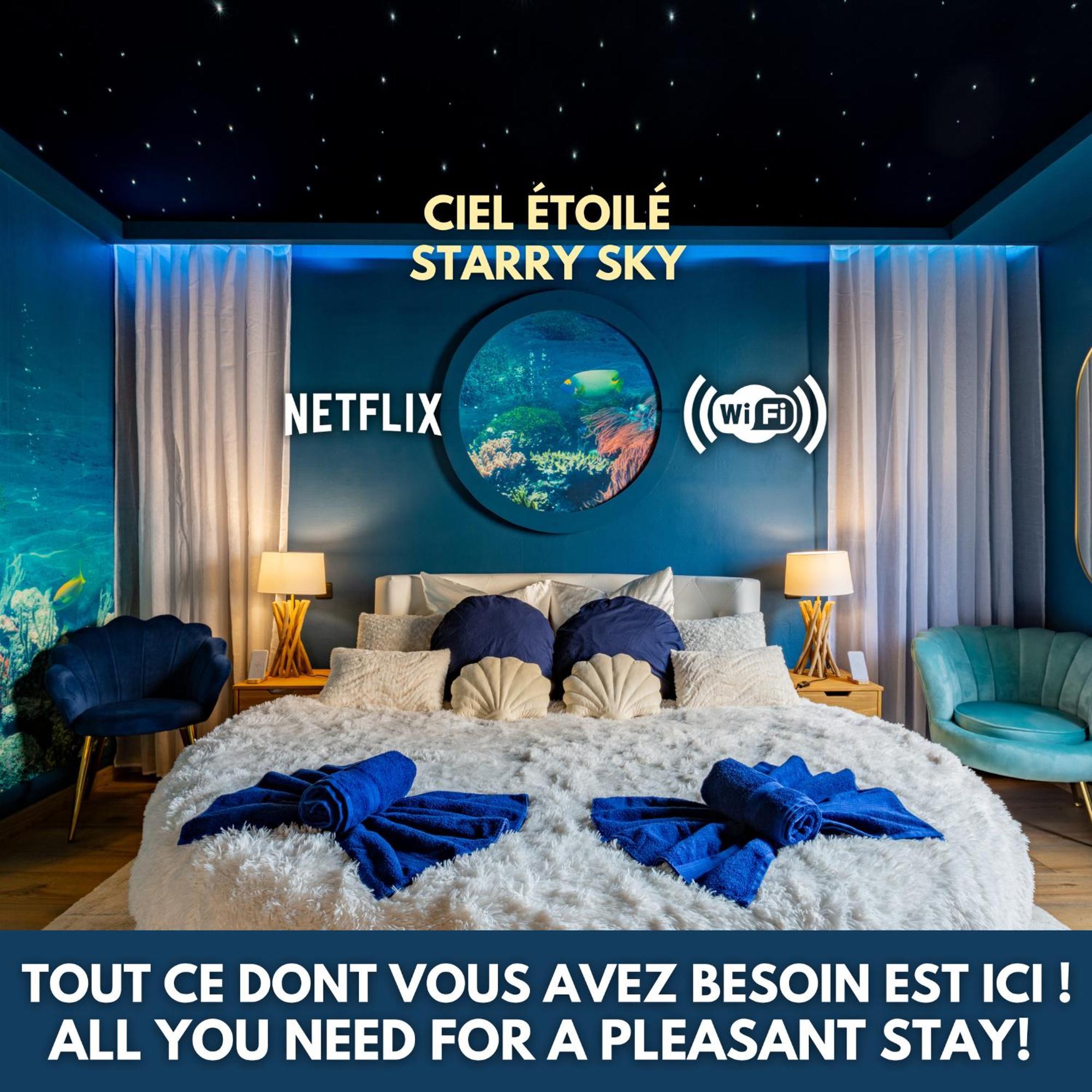Lit Rond Tres Grand Et Confortable - Garage Possible Ou Parking Gratuit Rue - Gare 2 Min Et Ville 4 Min En Tram - Ciel Etoile - Netflix Videoprojecteur - Luxe Et Evasion Страсбург Экстерьер фото